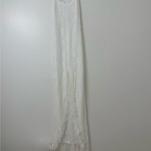 Elegant White Lace Dress